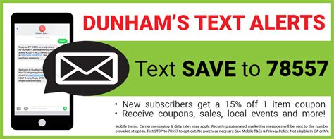 Dunham's text coupons. Things To Know About Dunham's text coupons. 
